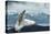 White Polar Bear on the Ice-yuran-78-Premier Image Canvas