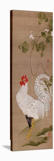 White Rooster-Jakuchu Ito-Premier Image Canvas