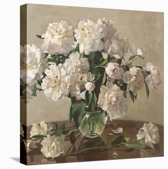 White Roses-Valeriy Chuikov-Stretched Canvas