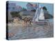 White Sailboat, Palais Sur Mer, France-Andrew Macara-Premier Image Canvas