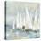 White Sailboats-Allison Pearce-Stretched Canvas