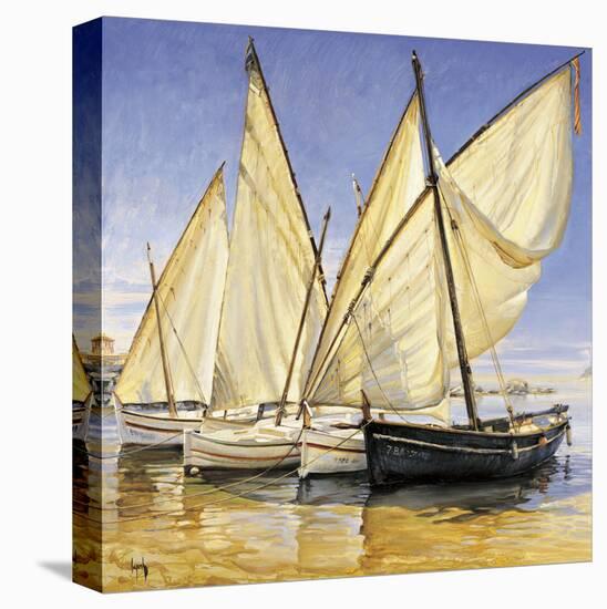 White Sails II-Jaume Laporta-Stretched Canvas