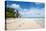 White sand and turquoise water at Laura (Lowrah) beach, Majuro atoll, Majuro, Marshall Islands, Sou-Michael Runkel-Premier Image Canvas