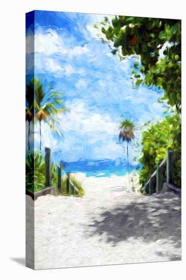 White Sand Beach II - In the Style of Oil Painting-Philippe Hugonnard-Premier Image Canvas