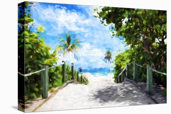 White Sand Beach - In the Style of Oil Painting-Philippe Hugonnard-Premier Image Canvas