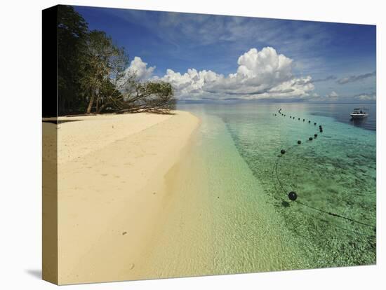 White Sand Beach, Semporna Archipelago, Sipadan, Malaysia-Anthony Asael-Premier Image Canvas