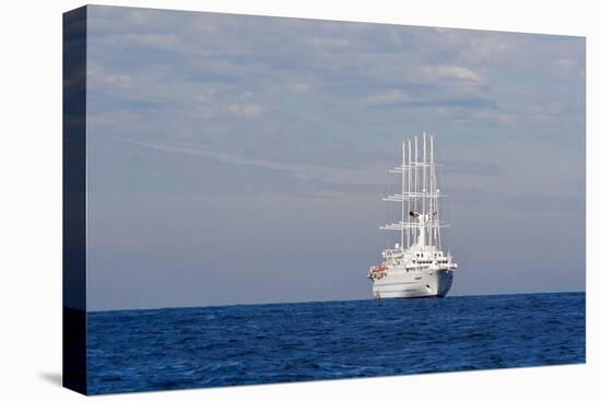 White Ship On The Ocean, 2018-null-Premier Image Canvas