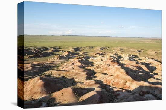 White Stupa sedimentary rock formations, Ulziit, Middle Gobi province, Mongolia, Central Asia, Asia-Francesco Vaninetti-Premier Image Canvas