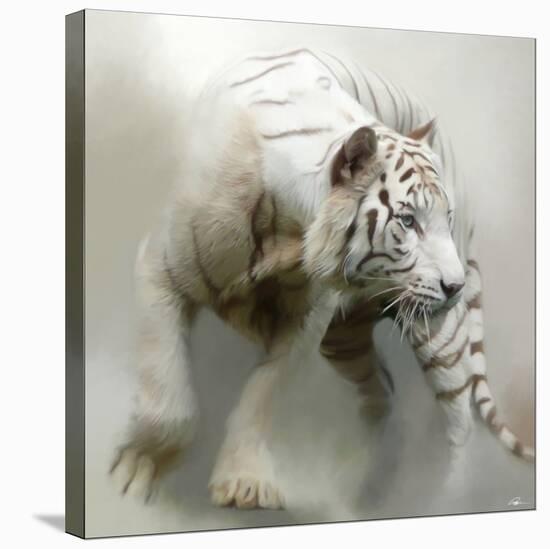 White Tiger-Paul Miners-Stretched Canvas