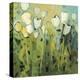 White Tulips I-Jennifer Harwood-Stretched Canvas