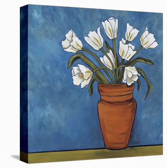 White Tulips-Ann Parr-Stretched Canvas