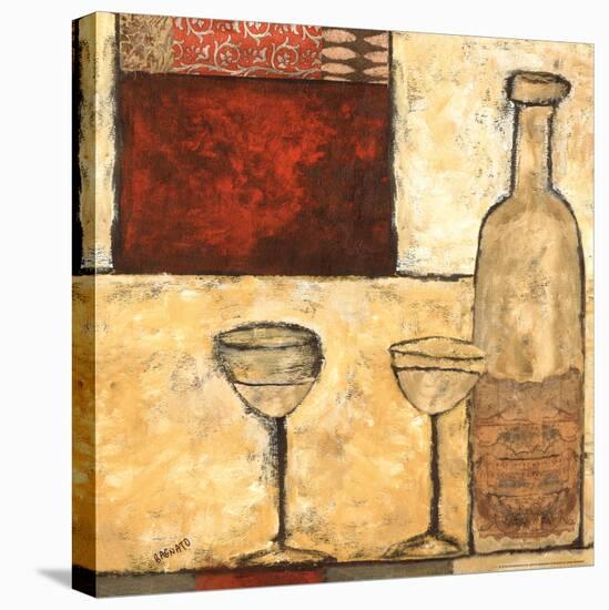 White Wine for Two-Bagnato Judi-Stretched Canvas