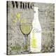 White Wine-Karen J^ Williams-Stretched Canvas
