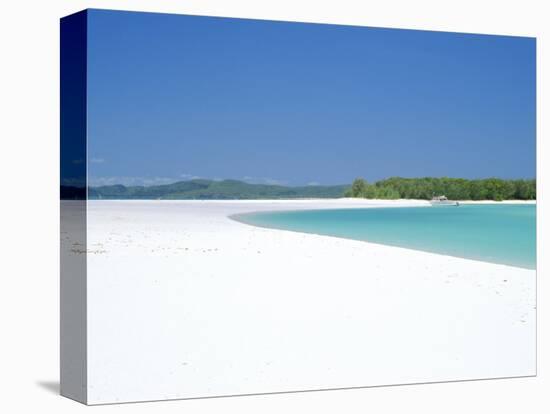 Whitehaven Beach on the East Coast, Whitsunday Island, Queensland, Australia-Robert Francis-Premier Image Canvas