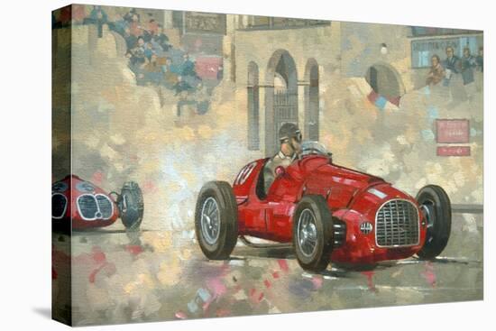 Whitehead's Ferrari Passing the Pavillion, Jersey-Peter Miller-Premier Image Canvas