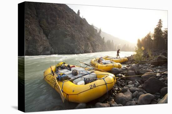 Whitewater Rafting on the Chilko River. British Columbia, Canada-Justin Bailie-Premier Image Canvas