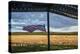 Whitman County, Lacrosse, Pioneer Stock Farm, View from Fran Jones Home of Flag and Pasture-Alison Jones-Premier Image Canvas