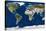 Whole Earth Map-PLANETOBSERVER-Premier Image Canvas