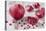 Whole Pomegranate and Pomegranate Pieces on White Wooden Table-Jana Ihle-Premier Image Canvas
