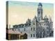 Wichita, Kansas - Central Fire Station and City Hall Exterior View-Lantern Press-Stretched Canvas