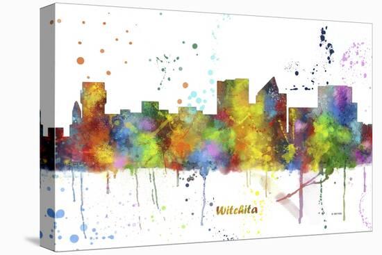 Wichita Kansas Skyline MCLR 1-Marlene Watson-Premier Image Canvas