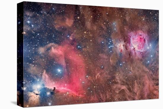 Widefield View of Orion Nebula and Horsehead Nebula-null-Premier Image Canvas
