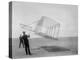 Wilbur and Orville Wright Flying Glider Photograph-Lantern Press-Stretched Canvas