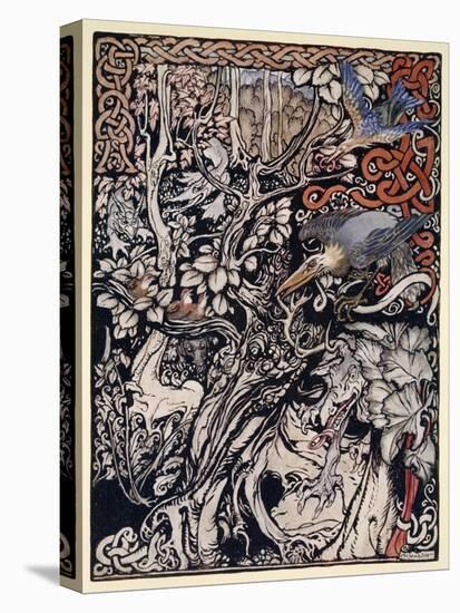 Wild and Shy and Monstrous Creatures Ranged in Her Plains and Forests'-Arthur Rackham-Premier Image Canvas
