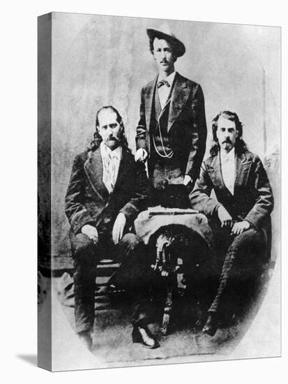 Wild Bill' Hickok, 'Texas Jack' Omohundro and 'Buffalo Bill' Cody, C1870S-null-Premier Image Canvas