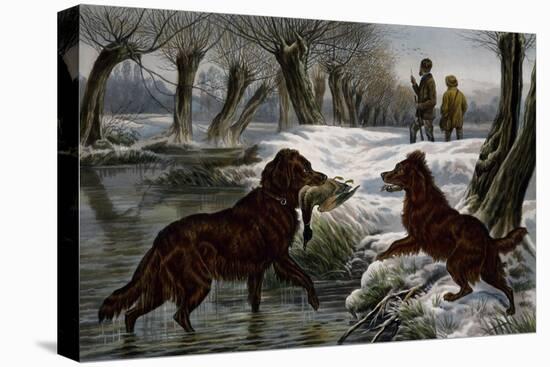 Wild Duck Hunting, 1880-Basil Bradley-Premier Image Canvas