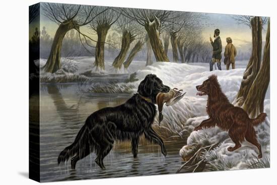 Wild Duck Hunting, 1880-Basil Bradley-Premier Image Canvas