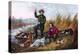 Wild Duck Shooting, 1854-Currier & Ives-Premier Image Canvas