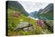 Wild flowers on shores of Jolstravatnet lake, Jolster, Sogn og Fjordane county, Western Norway-Roberto Moiola-Premier Image Canvas