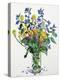 Wild Flowers with Alkanet, 2021 (w/c on paper)-Christopher Ryland-Premier Image Canvas