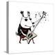 Wild Guitar Wolf-Carla Martell-Premier Image Canvas