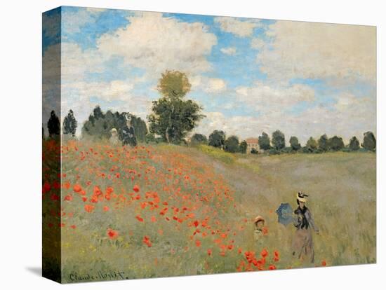 Wild Poppies, Near Argenteuil (Les Coquelicots: Environs D'Argenteuil), 1873-Claude Monet-Premier Image Canvas