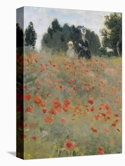 Wild Poppies-Claude Monet-Stretched Canvas