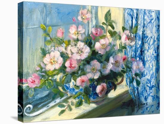 Wild Roses-Elizabeth Parsons-Stretched Canvas