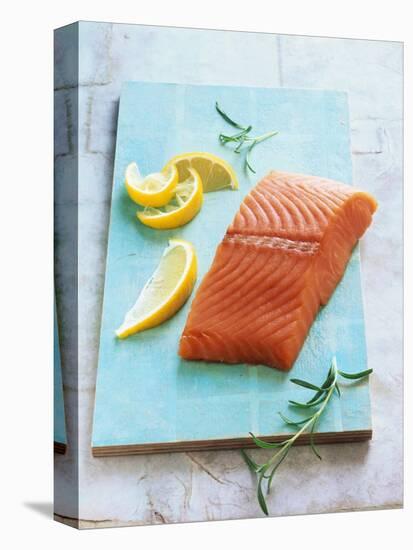 Wild Salmon Fillet with Lemon and Rosemary-Matthias Hoffmann-Premier Image Canvas
