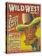 Wild West, Cowboys Westerns Pulp Fiction First Issue Magazine, USA, 1938-null-Premier Image Canvas