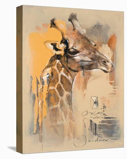 Wildlife Giraffe-Joadoor-Stretched Canvas