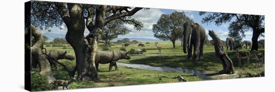 Wildlife of the Miocene Era, Artwork-Mauricio Anton-Premier Image Canvas