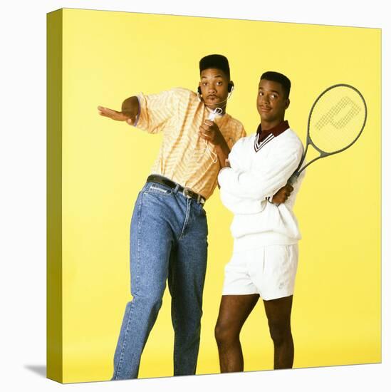 WILL SMITH; ALFONSO RIBEIRO. "THE FRESH PRINCE OF BEL-AIR" [1990], directed by ALFONSO RIBEIRO.-null-Stretched Canvas