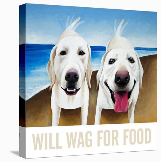 Will Wag For Food-Mark Ulriksen-Stretched Canvas