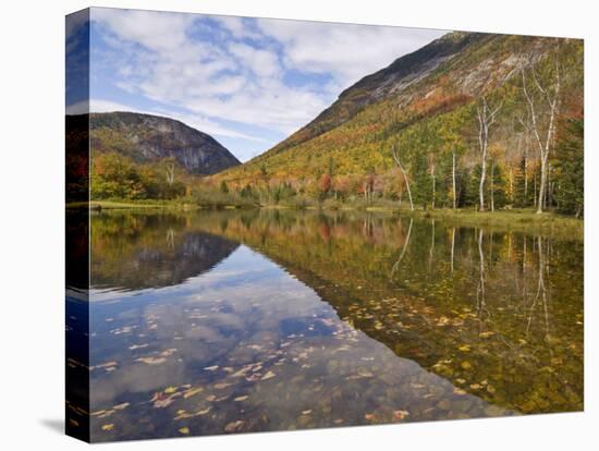 Willey Pond, Crawford Notch State Park, White Mountains, New Hampshire, New England, USA-Neale Clarke-Premier Image Canvas