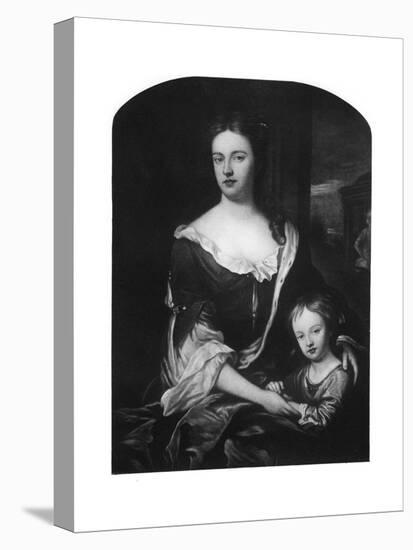 William, Duke of Gloucester, with His Mother, Queen Anne-Godfrey Kneller-Premier Image Canvas