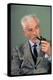 William Faulkner Smoking a Pipe-Carl Mydans-Premier Image Canvas