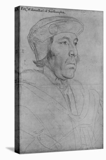 'William Fitzwilliam, Earl of Southampton', c1536-1540 (1945)-Hans Holbein the Younger-Premier Image Canvas