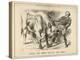 William Gladstone Taking the (Irish) Bull by the Horns-John Tenniel-Stretched Canvas