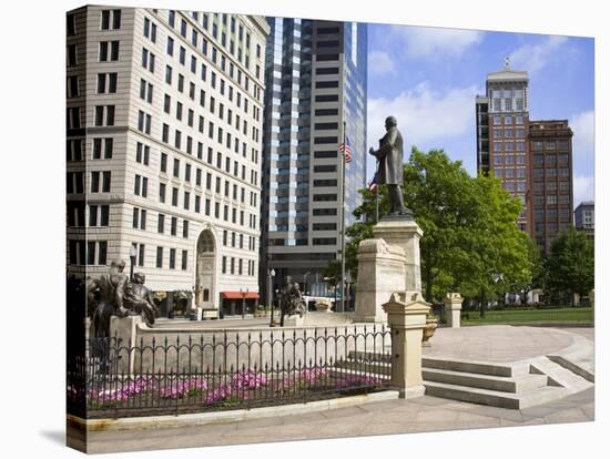 William Mckinley Monument Outside the Ohio Statehouse, Columbus, Ohio, United States of America, No-Richard Cummins-Premier Image Canvas